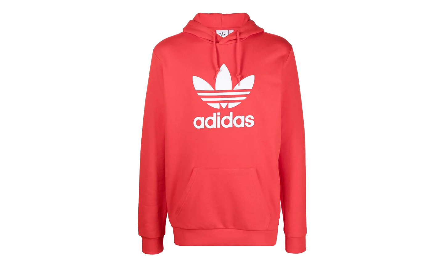 Trefoil Hoodie "Red / White" H06668