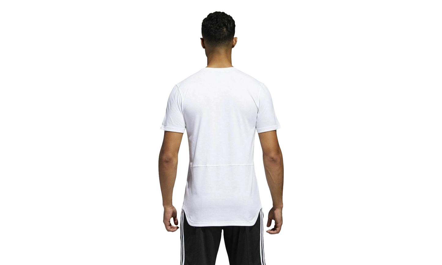 Stack Scoop Tee "White / Black" CY6337