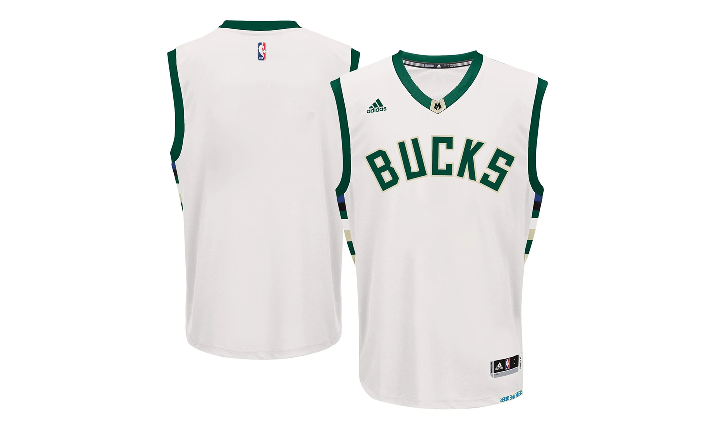 Milwaukee Bucks Swingman Jersey "White / Green" A74054