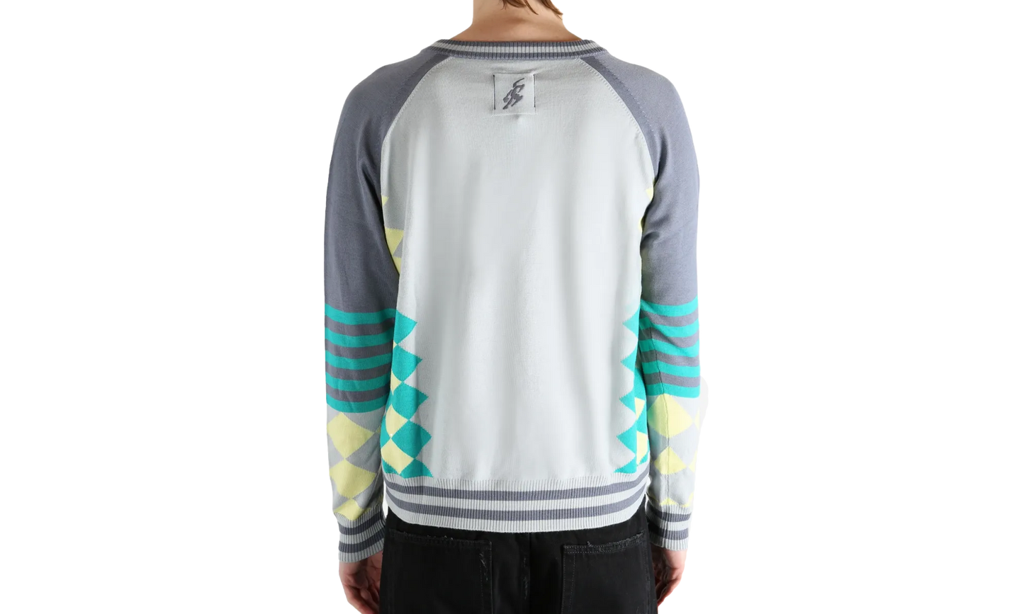 Laricoid Knit Jumper "Kiko Kostadinov - Blue Haze / Lemon" 2203A323 022