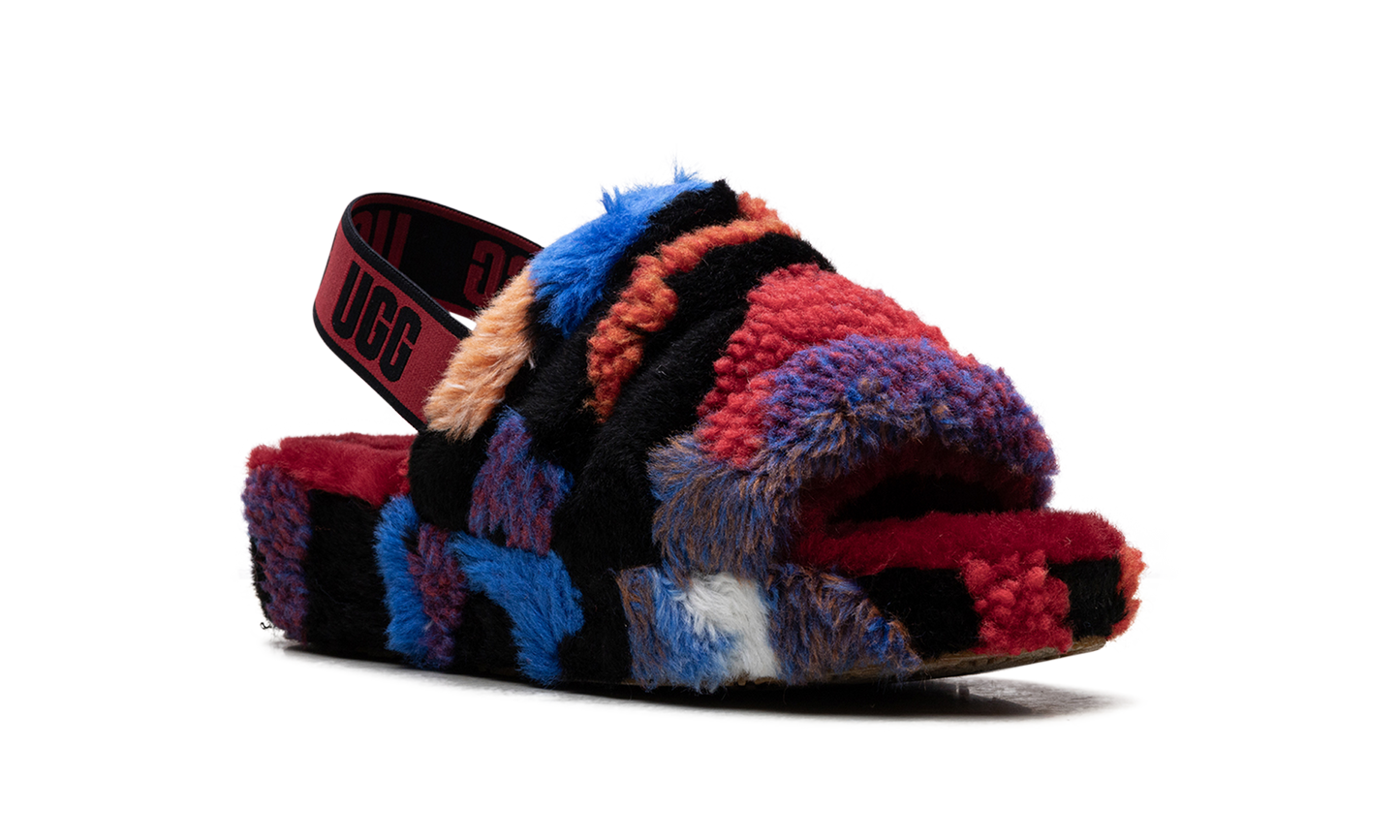 Fluff Yeah Slide WMNS "Cali Collage Red" 1118164 RED