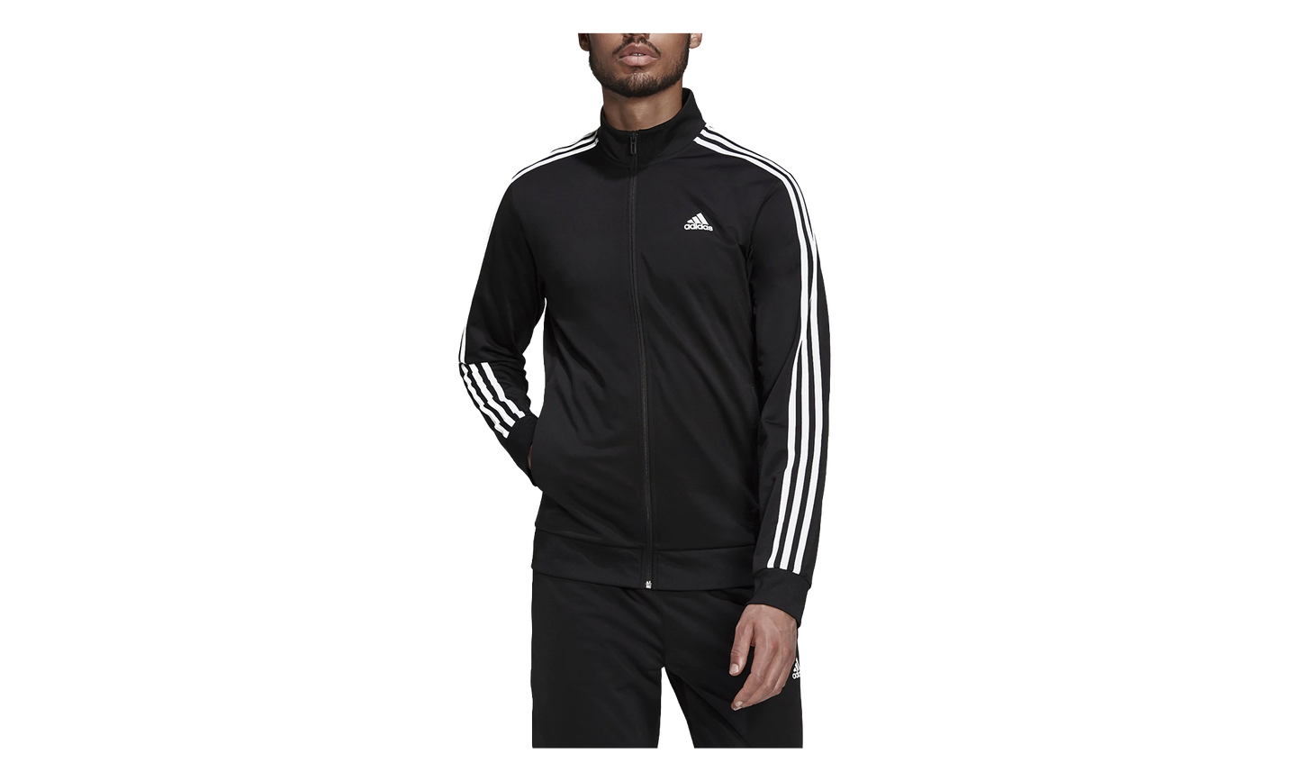 3 Stipe Tricot Track Jacket "Black / White" H46099