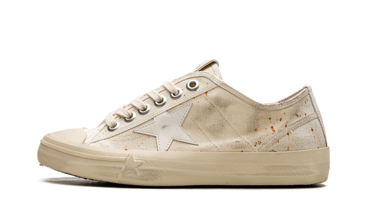 V-STAR 2 CANVAS UPPER LEATHER STAR "MILK WHITE"