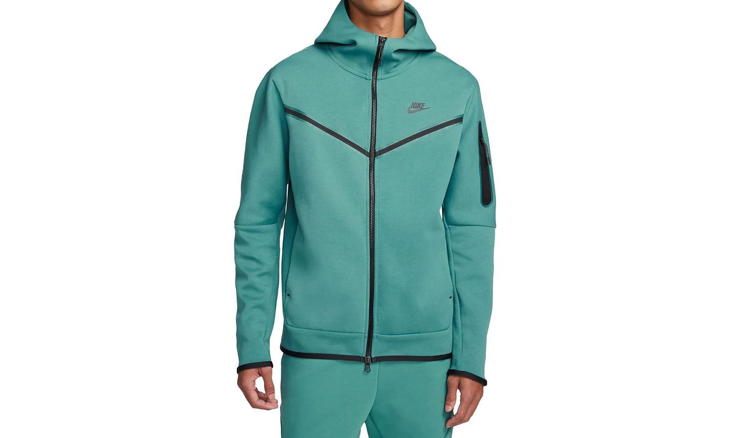Sportswear Tech Fleece Full‑Zip Hoodie "Mineral Teal" CU4489 381
