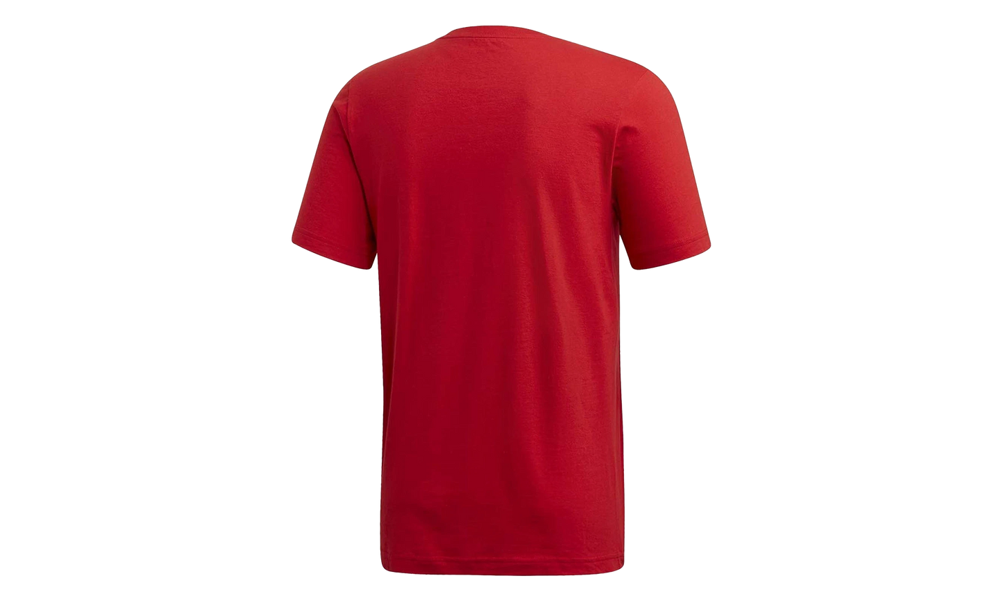 Vertical Graphic Tee Shirt "Scarlet / White" EJ9294
