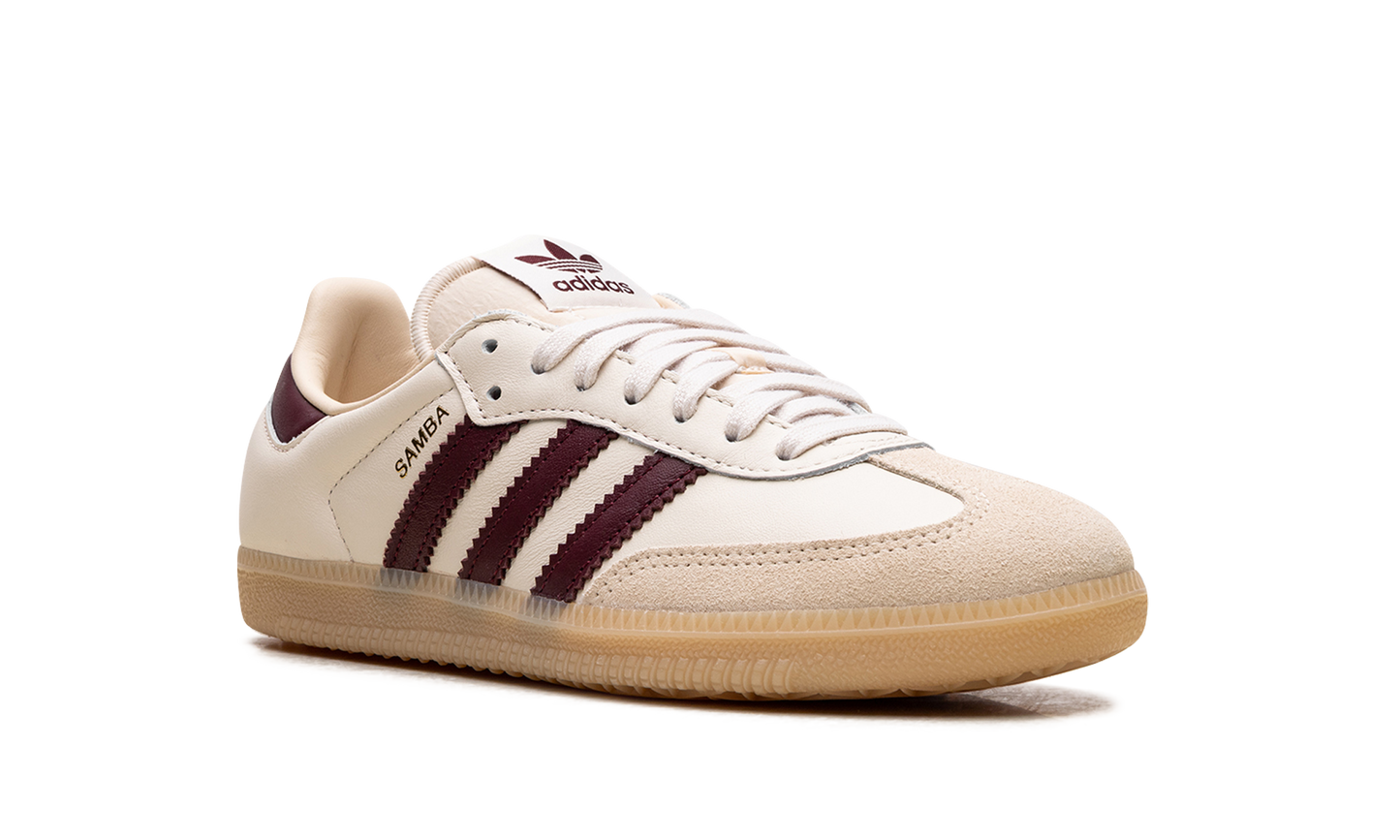 Samba OG "Cream White / Burgundy" JS3830