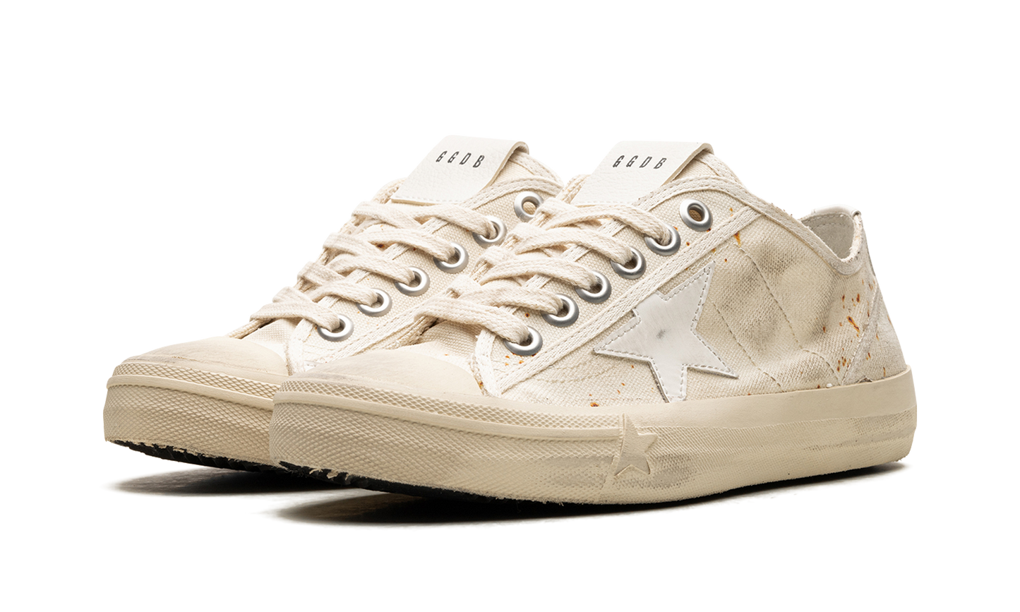 V-STAR 2 CANVAS UPPER LEATHER STAR "MILK WHITE"