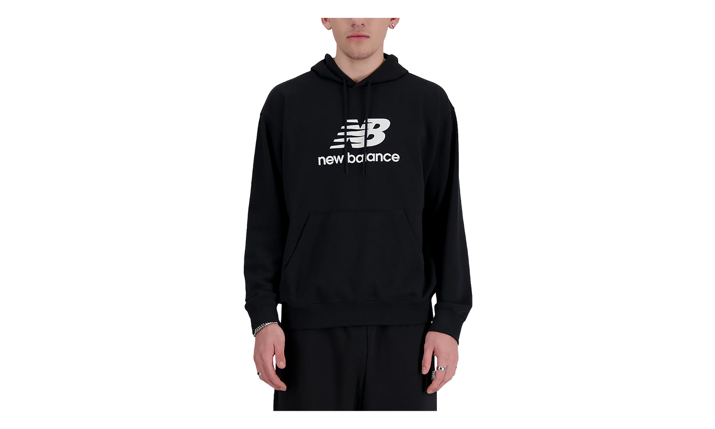 Sport Essentials Fleece Logo Hoodie "Black / White" MT41505BK